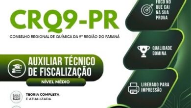 Apostila para Auxiliar Técnico de Fiscalização CRQ 9 PR – Preparação 2026