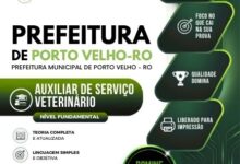 Apostila para Auxiliar de Serviço Veterinário – Porto Velho, RO 2026 Apostila para Auxiliar de Serviço Veterinário – Porto Velho, RO 2026