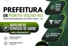 Apostila para Auxiliar de Serviços de Saúde – Porto Velho, RO 2026: Conteúdos Essenciais Apostila para Auxiliar de Serviços de Saúde – Porto Velho, RO 2026: Conteúdos Essenciais