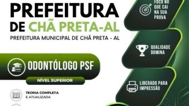 Apostila para Dentistas do PSF – Chã Preta, AL, 2026
