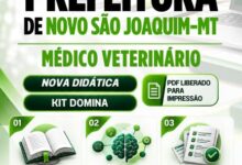 Apostila para Médicos Veterinários: Novo São Joaquim – MT 2027