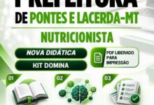 Apostila para Nutricionistas: Pontes e Lacerda – MT 2026 Apostila para Nutricionistas: Pontes e Lacerda – MT 2026