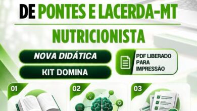 Apostila para Nutricionistas: Pontes e Lacerda – MT 2026