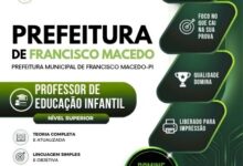 Apostila para Professores da Educação Infantil – Francisco Macêdo PI 2026