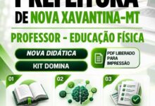 Apostila para Professores de Educação Física – Prefeitura de Nova Xavantina MT 2026 Apostila para Professores de Educação Física – Prefeitura de Nova Xavantina MT 2026