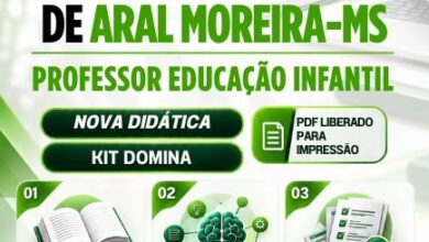 Apostila para Professores de Educação Infantil – Aral Moreira/MS 2026 Apostila para Professores de Educação Infantil – Aral Moreira/MS 2026