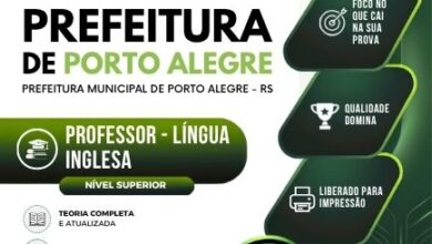 Apostila para Professores de Inglês – Prefeitura de Porto Alegre, RS 2026