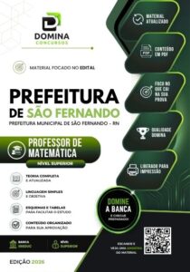 Apostila para Professores de Matemática – São Fernando, RN 2026: Conteúdos e Metodologias