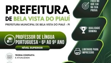 Apostila para Professores de Português – Bela Vista do Piauí 2026
