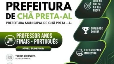 Apostila para Professores de Português – Chã Preta AL 2026 Apostila para Professores de Português – Chã Preta AL 2026