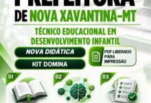 Apostila para o Cargo de Técnico Educacional Infantil – Prefeitura de Nova Xavantina MT 2026 Apostila para o Cargo de Técnico Educacional Infantil – Prefeitura de Nova Xavantina MT 2026