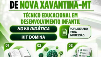 Apostila para o Cargo de Técnico Educacional Infantil – Prefeitura de Nova Xavantina MT 2026 Apostila para o Cargo de Técnico Educacional Infantil – Prefeitura de Nova Xavantina MT 2026