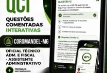 Descubra 750 Questões Comentadas para o Concurso de Assistente Administrativo Coromandel 2026!