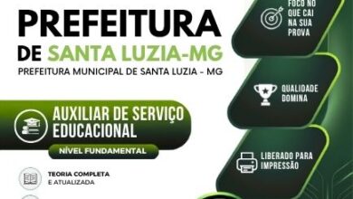 Descubra a Apostila Auxiliar de Serviço Educacional de Santa Luzia MG 2026! Descubra a Apostila Auxiliar de Serviço Educacional de Santa Luzia MG 2026!