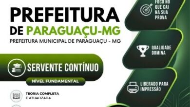 Descubra a Apostila Servente Contínuo Paraguaçu MG 2027: Segredos para o Sucesso!