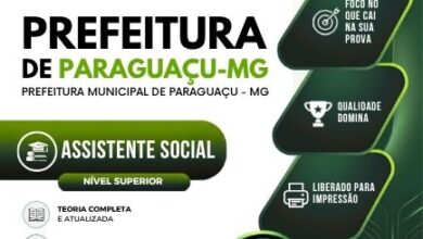 Descubra a Apostila do Assistente Social Paraguaçu MG 2027: O que traz de novo?