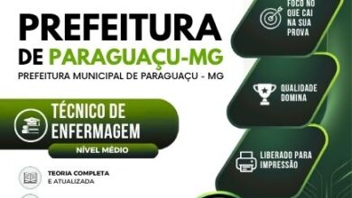 Descubra as Novidades da Apostila Técnico de Enfermagem Paraguaçu MG 2027!