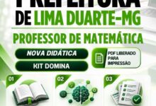 Descubra as Novidades da Apostila do Professor de Matemática de Lima Duarte MG 2026!
