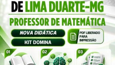 Descubra as Novidades da Apostila do Professor de Matemática de Lima Duarte MG 2026!