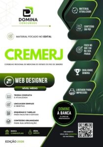 Desvende Seu Futuro: Apostila Web Designer CREME RJ 2026 para Profissionais em Ascensão!