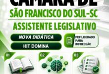 Domine a Apostila Assistente Legislativo: Prepare-se para 2026 em São Francisco do Sul! Domine a Apostila Assistente Legislativo: Prepare-se para 2026 em São Francisco do Sul!