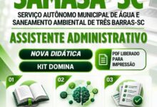 Domine a Carreira: Apostila Assistente Administrativo SAMASA Três Barras SC 2026! Domine a Carreira: Apostila Assistente Administrativo SAMASA Três Barras SC 2026!