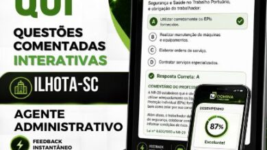 Domine o Concurso: 750 Questões Comentadas para Agente Administrativo em Ilhota SC 2026!