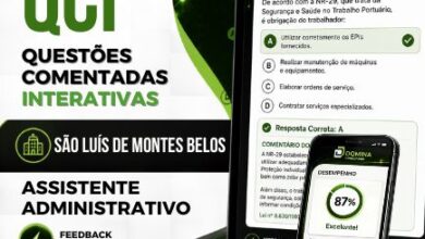 Guia Completo: 750 Questões Comentadas para Assistente Administrativo em São Luís Montes Belos – GO 2026 Guia Completo: 750 Questões Comentadas para Assistente Administrativo em São Luís Montes Belos – GO 2026