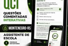 Manual 750 Questões Comentadas: Preparação para Assistente Escolar Montenegro – RS 2026 Manual 750 Questões Comentadas: Preparação para Assistente Escolar Montenegro – RS 2026