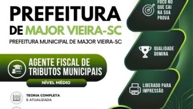 Prepare-se: Apostila Agente Fiscal de Tributos Prefeitura Major Vieira SC 2026! Prepare-se: Apostila Agente Fiscal de Tributos Prefeitura Major Vieira SC 2026!