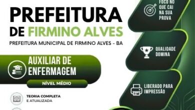 Prepare-se para o Futuro: Apostila Auxiliar de Enfermagem Firmino Alves BA 2026!