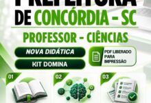 Transforme Seu Futuro: Apostila Professor de Ciências Prefeitura Concórdia SC 2026!