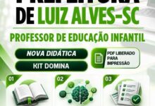 Transforme sua Carreira: Apostila Professor de Educação Infantil – Prefeitura Luiz Alves SC 2026! Transforme sua Carreira: Apostila Professor de Educação Infantil – Prefeitura Luiz Alves SC 2026!