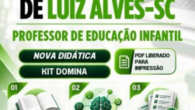 Transforme sua Carreira: Apostila Professor de Educação Infantil – Prefeitura Luiz Alves SC 2026!