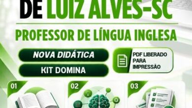 Transforme sua Carreira: Apostila Professor de Inglês Prefeitura Luiz Alves SC 2026