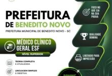 Transforme sua carreira: Apostila Médico Clínico Geral Benedito 2026 em SC!